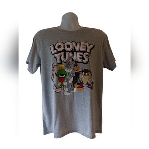 Looney Tunes men's gray short-sleeve graphic t-shirt size XL